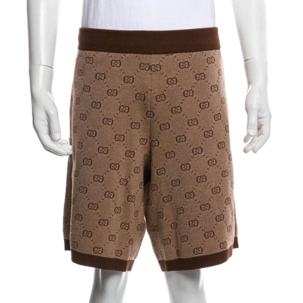 Gucci Brown Monogram Men's Shorts